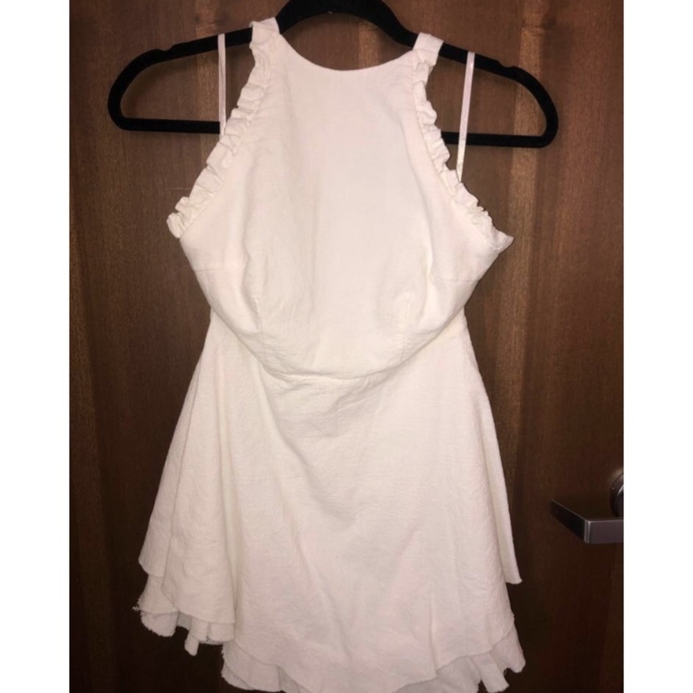 White graduation dress
